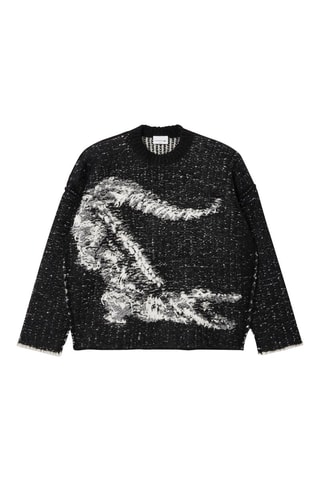 Pull en laine et alpaga - Noir