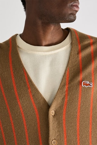 Gilet relaxed en laine - Marron