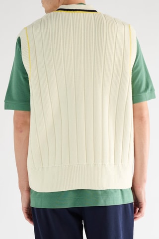 Gilet sans manches en laine x EleVen by Venus Williams - Ecru