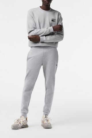 Pantalon de survêtement en coton biologique - Gris clair chiné