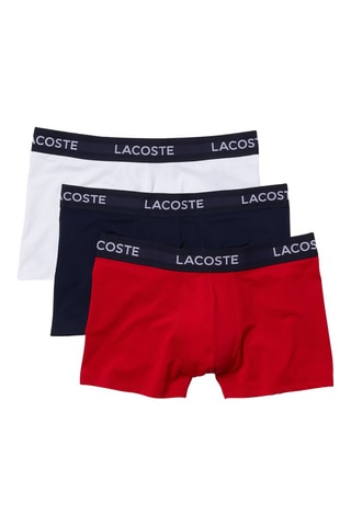 3 boxers - Bleu marine et blanc