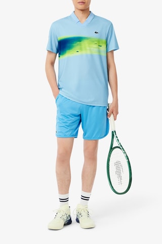 Polo slim Lacoste Tennis x Daniil Medvedev - Ciel