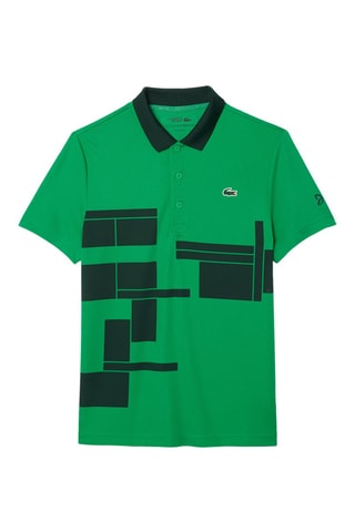 Polo regular Lacoste Tennis x Novak Djokovic - Vert