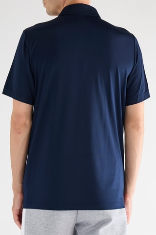 Polo regular - Bleu marine et blanc