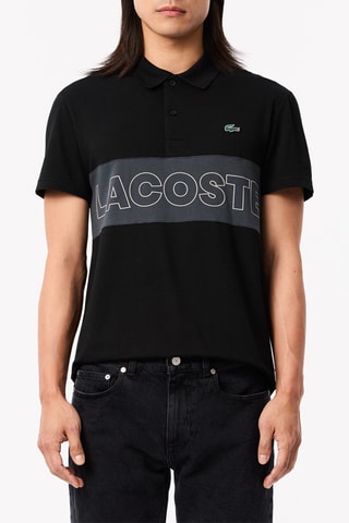 Polo regular - Noir et gris