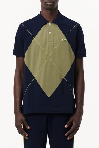 Polo classic fit en coton biologique - Bleu marine et kaki