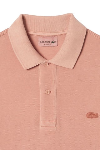 Polo classic fit en coton biologique - Vieux rose