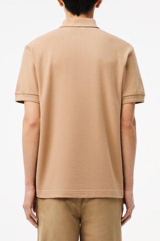 Polo classic fit en coton biologique - Beige