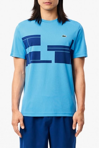 T-shirt Lacoste Tennis x Novak Djokovic - Bleu