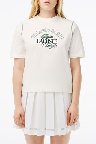 T-shirt Roland-Garros - Ecru