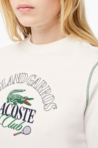 T-shirt Roland-Garros - Ecru