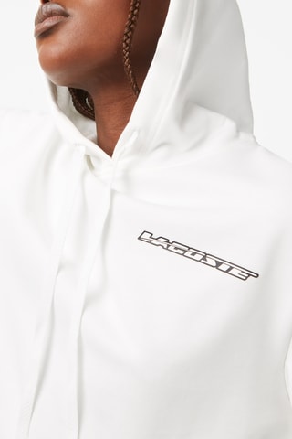 Sweat loose à capuche - Blanc