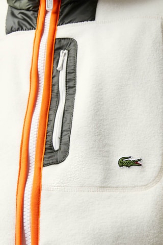 Sweat polaire - Blanc et anthracite