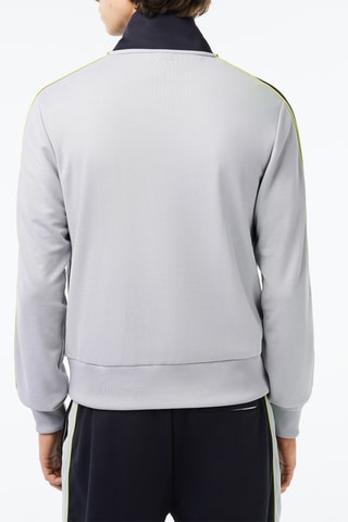 Sweat en coton biologique - Gris clair et noir