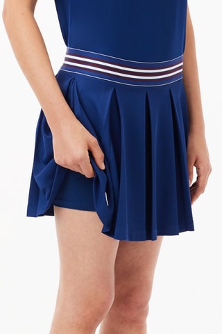 Jupe plissée - Bleu pétrole