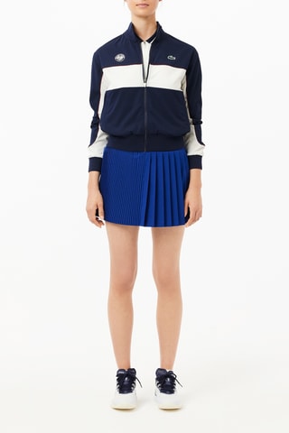 Jupe plissée Roland-Garros - Bleu cobalt