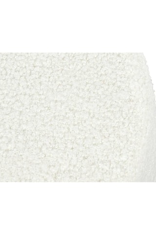 Pufe Rhea - Branco - Toque bouclette