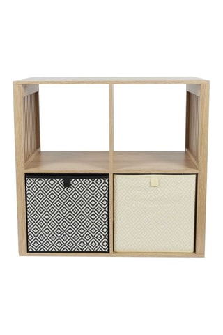 Arrumação modulável 4 compartimentos Klaus - 70 x 66 x 32 cm