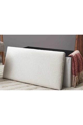 Banco-baú dobrável Scott - Cru