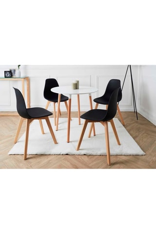 Mesa em madeira - 76 x 75,5 x 76 cm