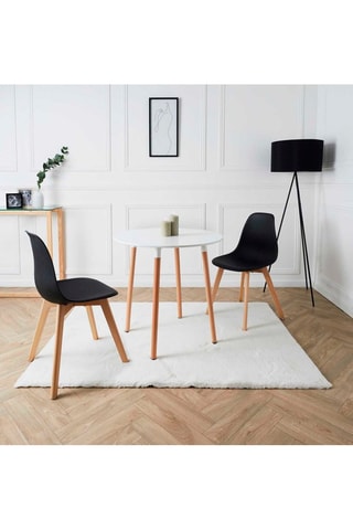 Mesa em madeira - 76 x 75,5 x 76 cm