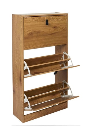 Sapateira com 3 portas Natural