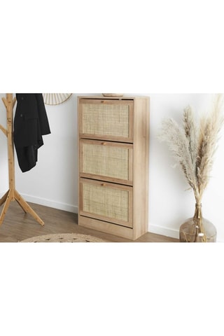 Sapateira 3 portas batentes Bali - 60 x 113 x 24 cm