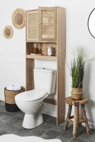 Móvel WC 2 portas Bali Castanho