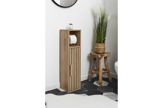 Móvel papel higiénico - Castanho