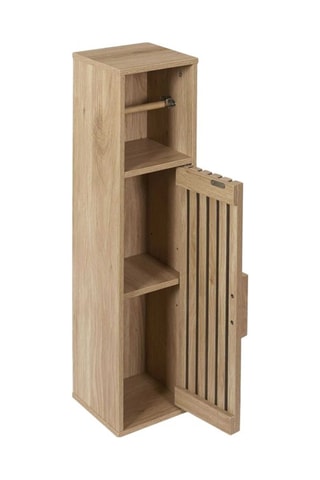 Móvel papel higiénico - Castanho