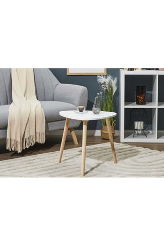 Mesa de apoio em pinho Shelly - 48 x 46 x 48 cm