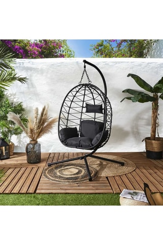 Cadeirão suspenso Zadar - Preto