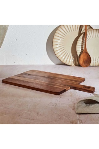 Tábua de apresentação de acácia - 45 x 1,2 x 25 cm