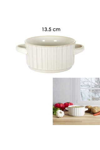 2 tigelas de sopa em cerâmica e grés - 1,35 cl