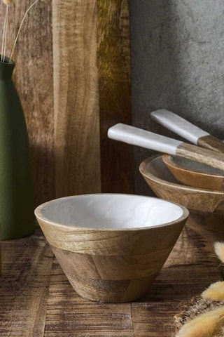 Tigela em madeira de mangueira Nerina