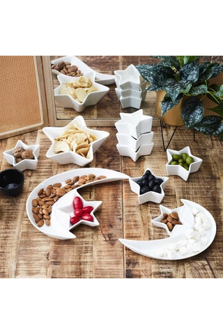 Serviço para aperitivo de New Bone China Mirage - 9 peças