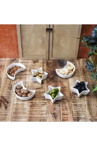 Serviço de aperitivo em cerâmica - 6 peças