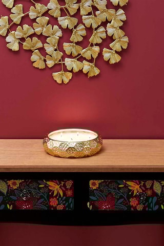 Vela perfumada Or du temps Dourado