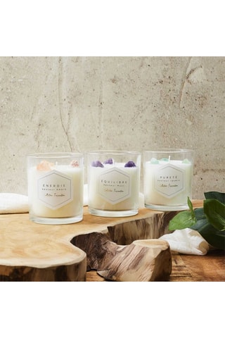 3 velas perfumadas - Jasmim, Âmbar e almíscar branco