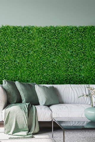 Parede vegetal artificial Verde - 60 x 40 x 10 cm