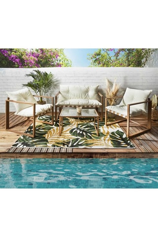 Conjunto de jardim Cagliari 4 lugares