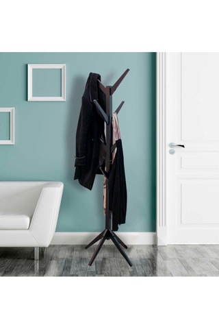 Bengaleiro 8 cabides Preto