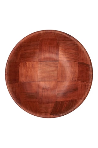 Saladeira em madeira de choupo - 25 cm