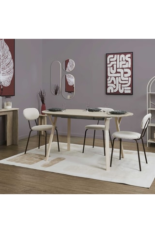 3 espelhos Veda - Bege