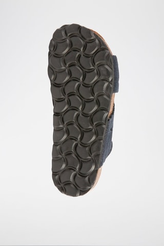 Sandales en nubuck Rosso Bleu marine