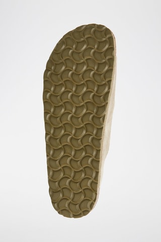 Mules en nubuck - Kaki