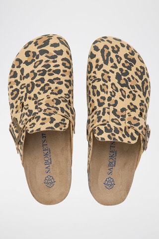 Sabot in pelle - Marrone