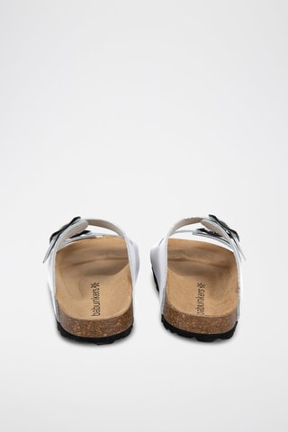 Mules en cuir Ibiza Blanc