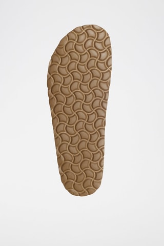 Mules en cuir 
Marron