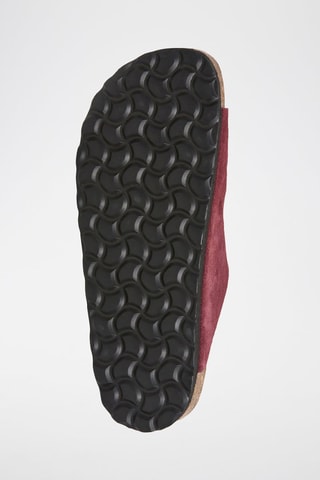 Mules en nubuck - Bordeaux